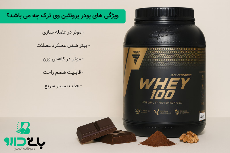 ویژگی های پودر پروتئین وی Trec