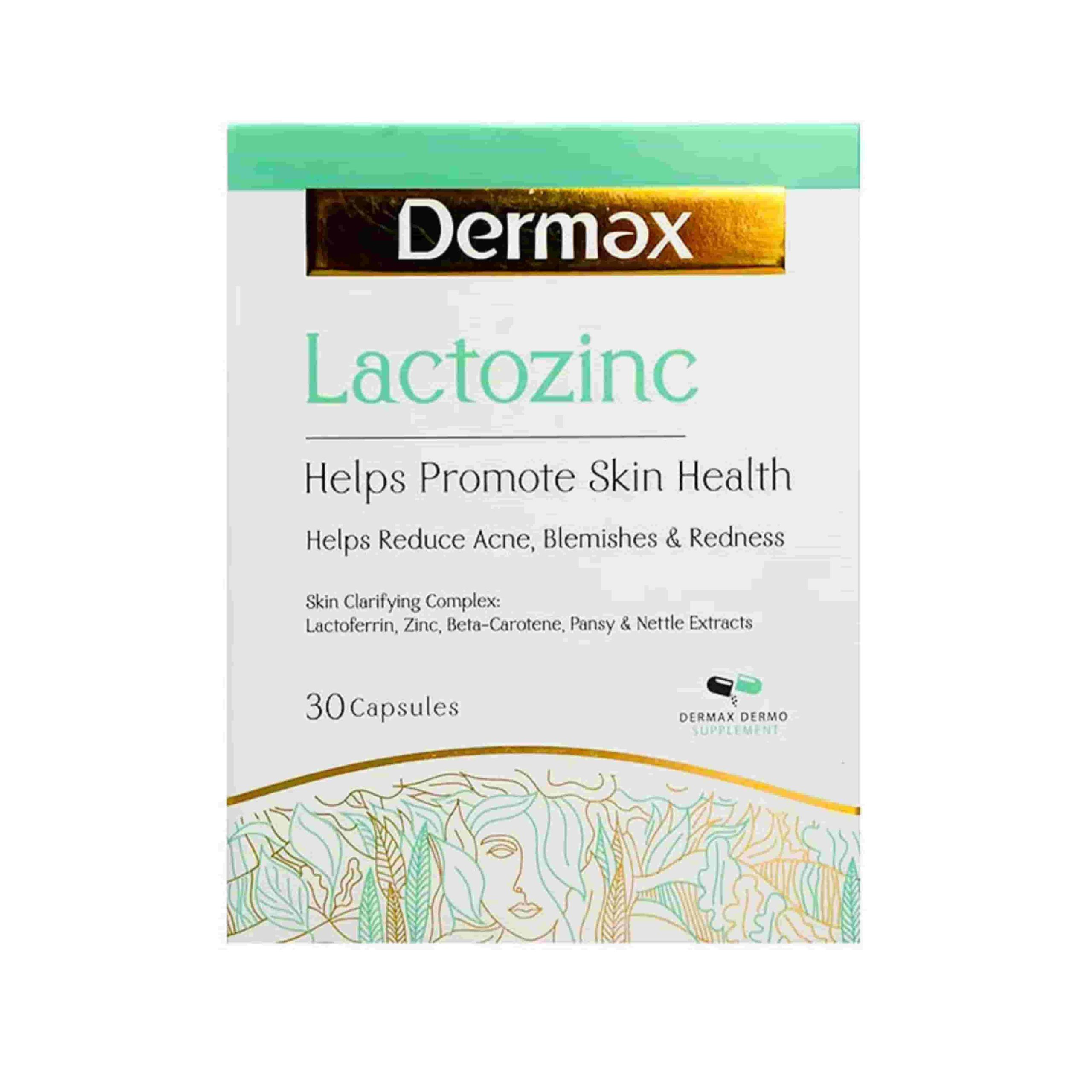 کپسول لاکتوزینک درمکس Dermax Lactozinc
