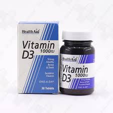 قرص ویتامین D3 1000 واحد هلث اید