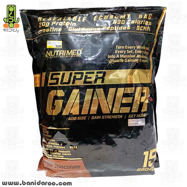 خرید پودر سوپر گینر گلد Nutrimed نوتریمد 6.8 کیلوگرمی از داروخانه بانی دارو